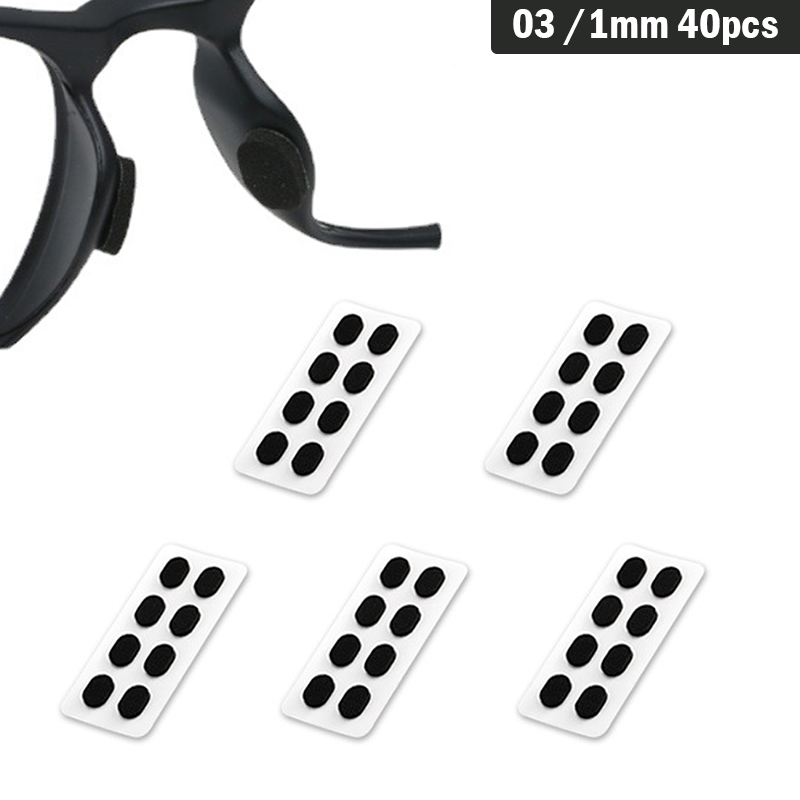 40Pcs Soft Foam Nose Pads Self Adhesive Eyeglass EVA Makeup Eyeglasses Nose.io - Photo 15/24