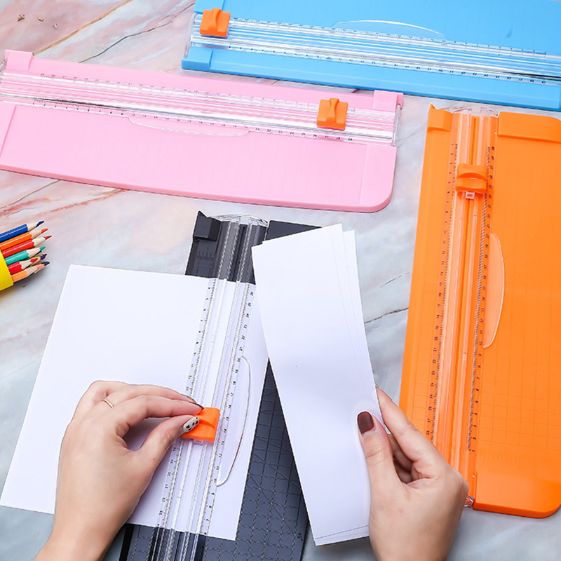 Paper Cutter Ruler Extension PRECISION PAPER TRIMMERS Cutters Guillotine with Pull-out Ruler Cutting ...