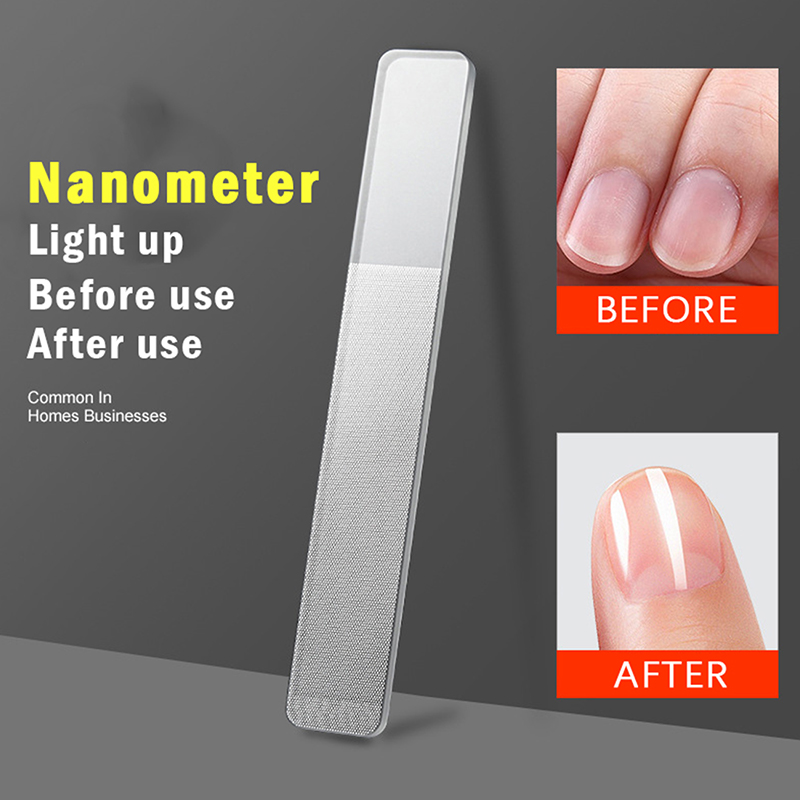 1PC Professional Nano Glass Nail Buffer Durable File Shiner Manicure ...