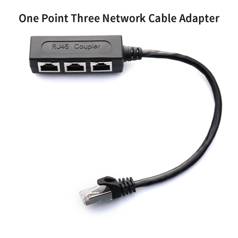 RJ45 SPLITTER LAN Ethernet Network RJ45 Connector Splitter Adapter Ca ...