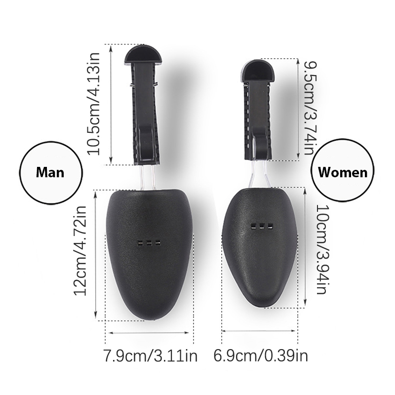1 Pair Plastic Shoe Tree Shaper Shapes Stretcher Adjustable for Women *co - Bild 3 von 14