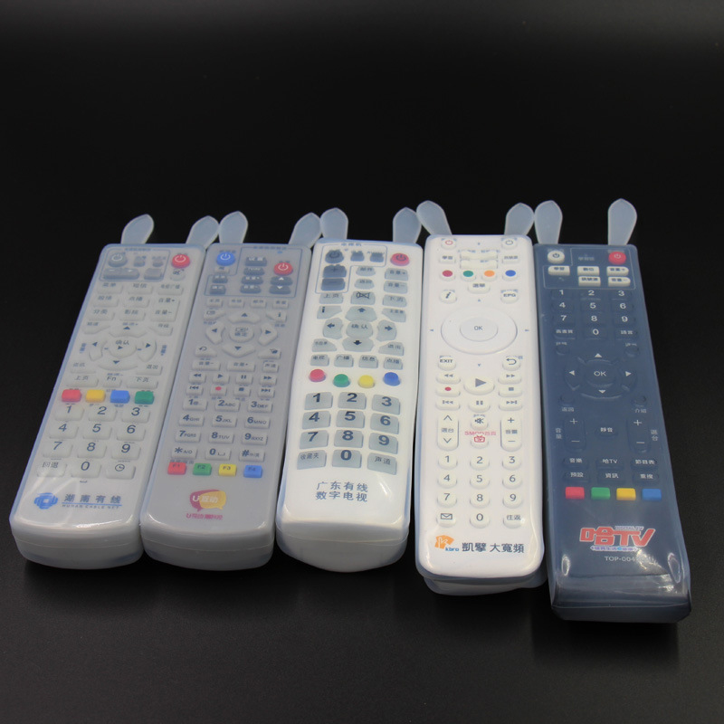 Silicone TV Remote Control Cover Luminous Air Conditioning Dust Protect Stor*d*
