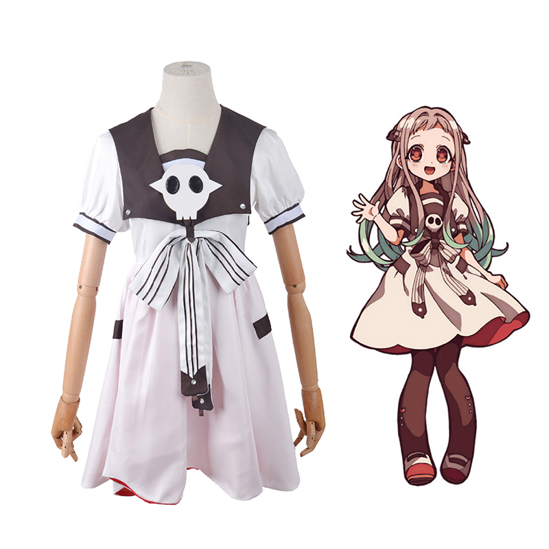 Anime Toilet Bound Hanako Kun Yashiro Nene Cosplay Costume Dress Wig Party Pr'KN - Picture 7 of 20
