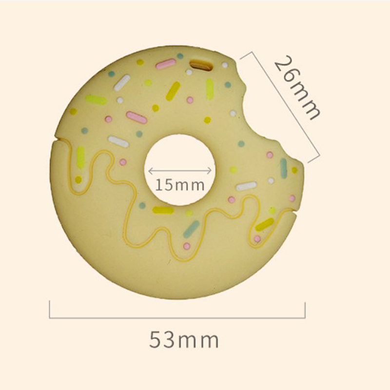 Donut Silicone Teethe BPA Free Baby Teething Toy Gift Baby Chew