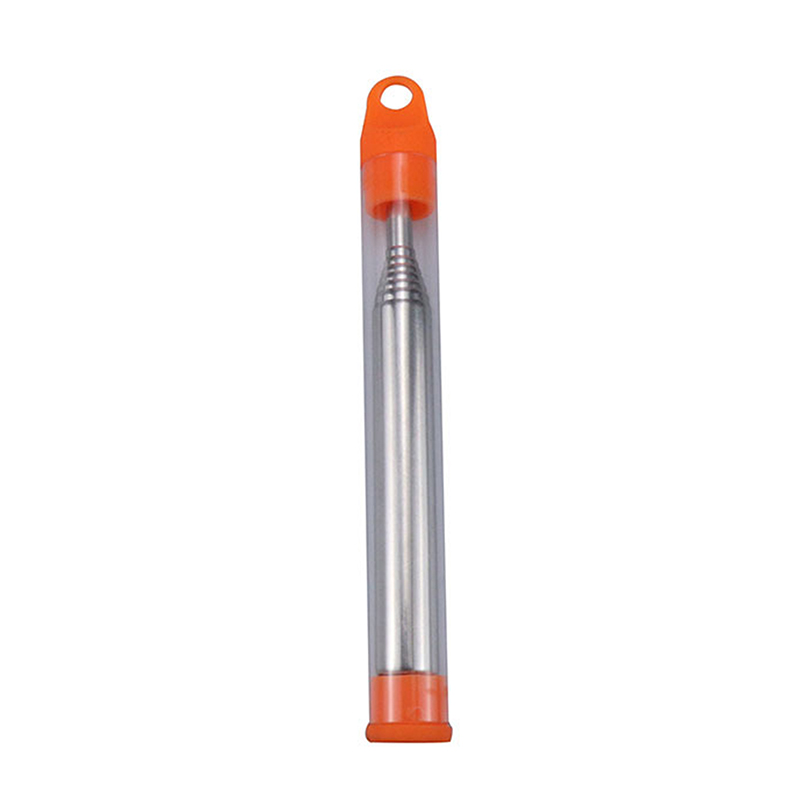 Fire Blower Pipe Collapsible Retractable Stainless Steel Blow Tube Campf FH PM