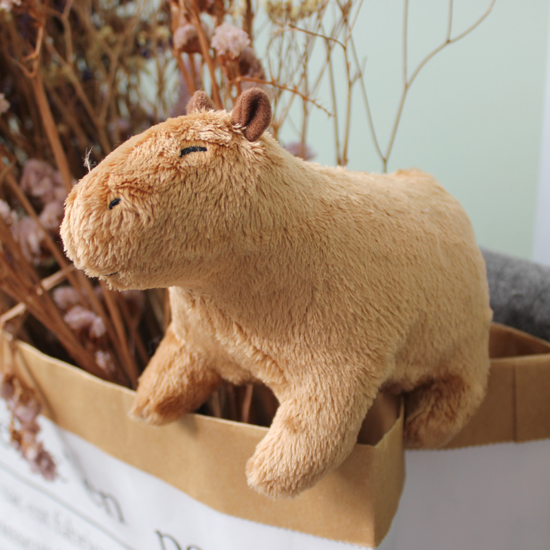 Simulation Capybara Plush Toy Cute Capybara Stuffed Animal &#039;Doll Birthday Gif Bf