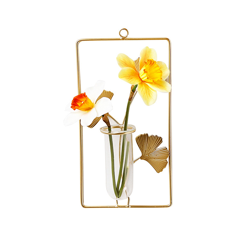 Ginkgo Biloba With Test Tube Wall Decoration Pendant Plants Hydroponic Home VaBA - Picture 3 of 14