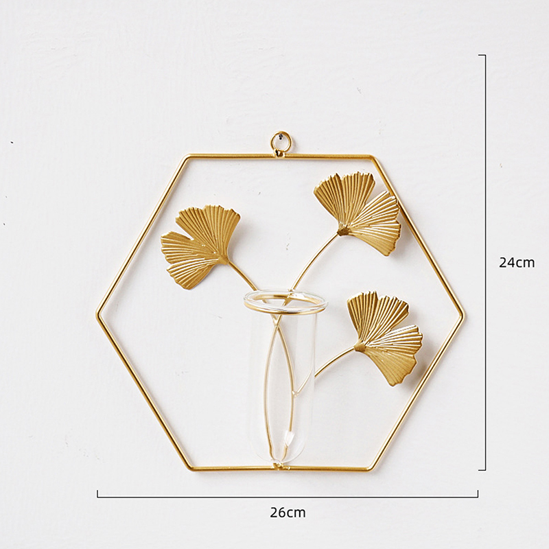 Ginkgo Biloba With Test Tube Wall Decoration Pendant Plants Hydroponic Home VaBA - Picture 8 of 14