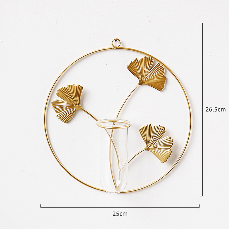 Ginkgo Biloba With Test Tube Wall Decoration Pendant Plants Hydroponic Home VaBA - Picture 9 of 14