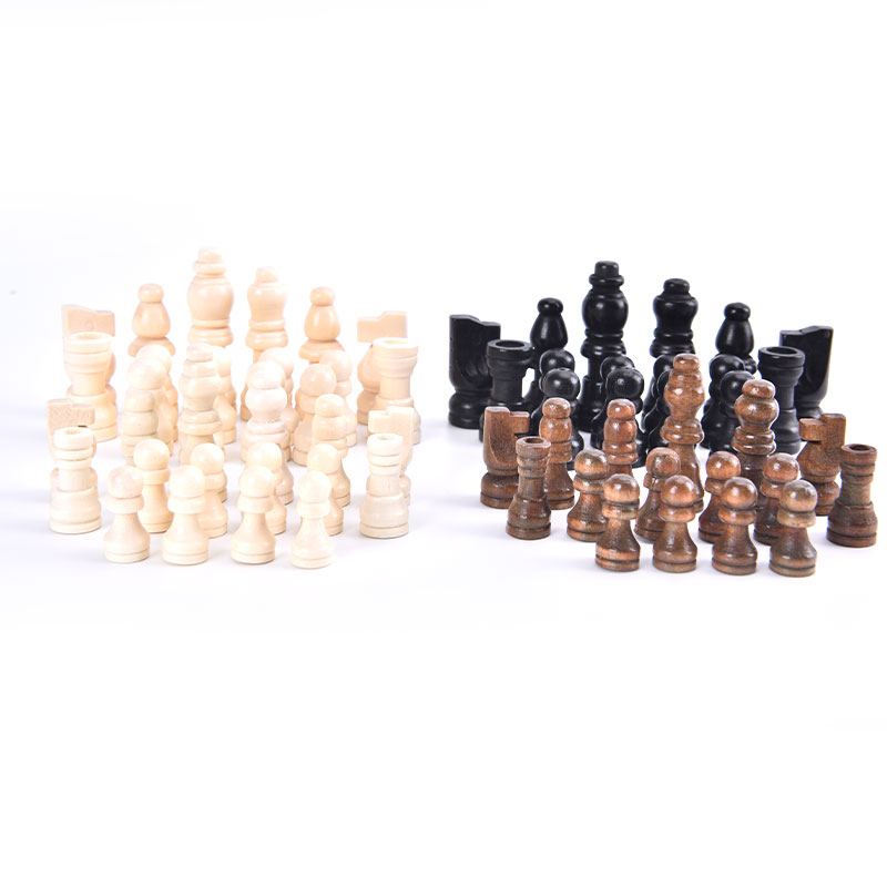 32pz Pezzi Scacchi in Legno Set Completo Scacchi Scacchi Parole Internazionali Ches St-