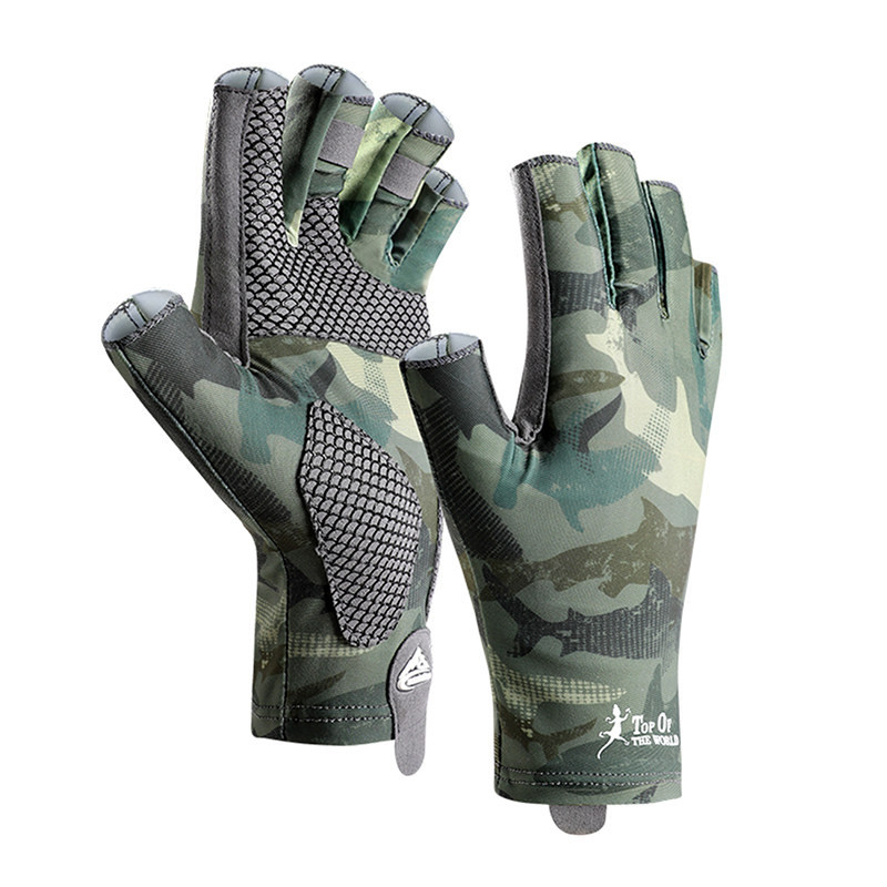 Fishing Gloves Men Women Half Finger Sports Boating Fish Equipment Angling Sa- p Fishing Gloves Men Women Half Finger Sports Boating Fish Equipment Angling Sa- p