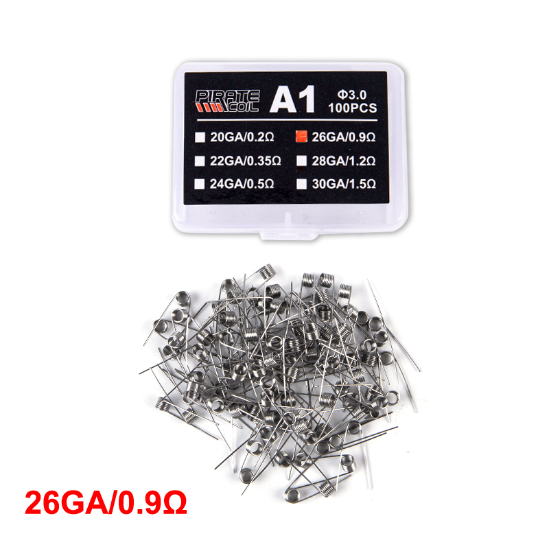 100Pcs/box A1 Coil Wire Heating Resistance Premade Coils DIY Prebuilt Coil Wi-qk - Imagen 9 de 17