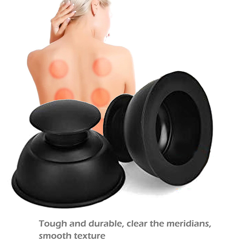 Vacuum Cans Anti Cellulite Suction Cups Silicone Vacuum Cupping Cup Body Mass; t