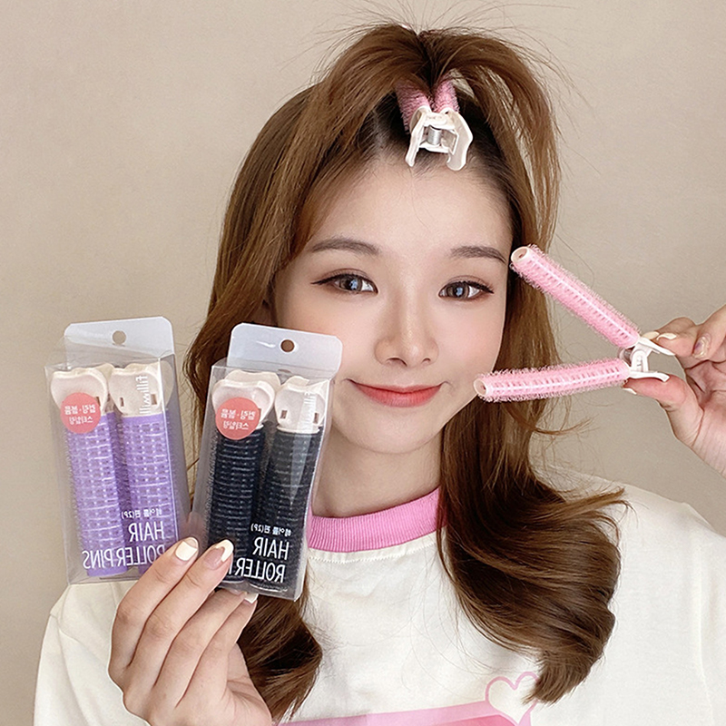 Hair Spring Roll 2Pcs Bangs Hair Root Fluffy Hair Clips Hair Top Styling Hairpins Hair ...