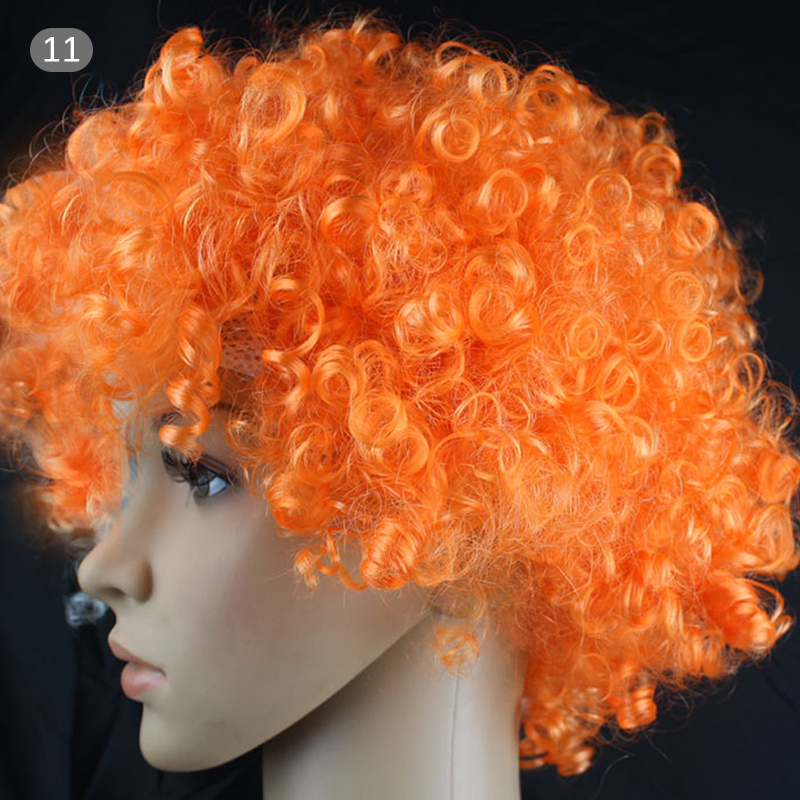 Children Adult Clown Wig Round Explosion Hair Hat Party Accessories  Hairst-S F❤❤