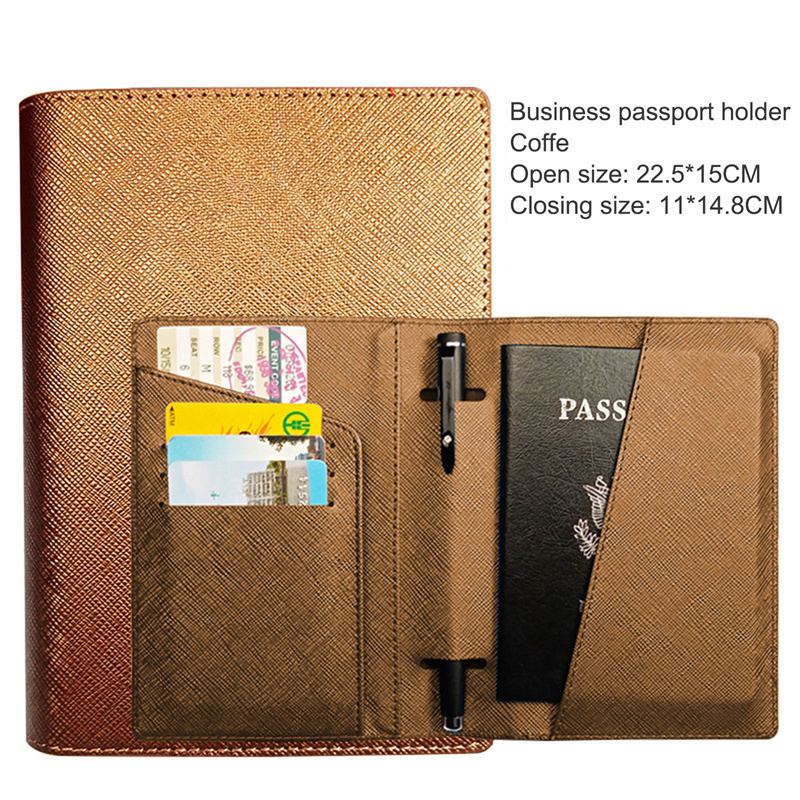 PASSPORT COVER Taiga Leather - Travel