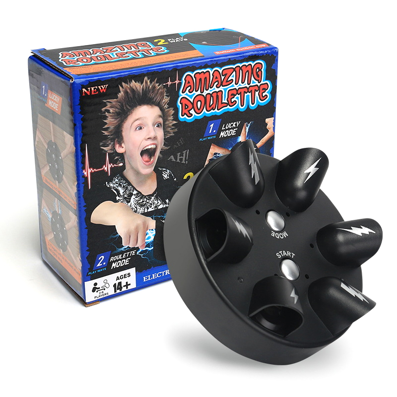 Interesting Electric Shock Finger Game Machine Shocking Roulette Lie ...