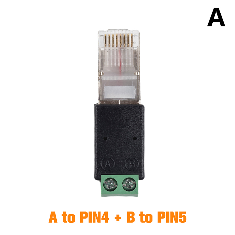 RJ45 zu RS485 -Konverter RJ45 Anschlussadapterkristallkopf zum Klemmenblock - Picture 13 of 16