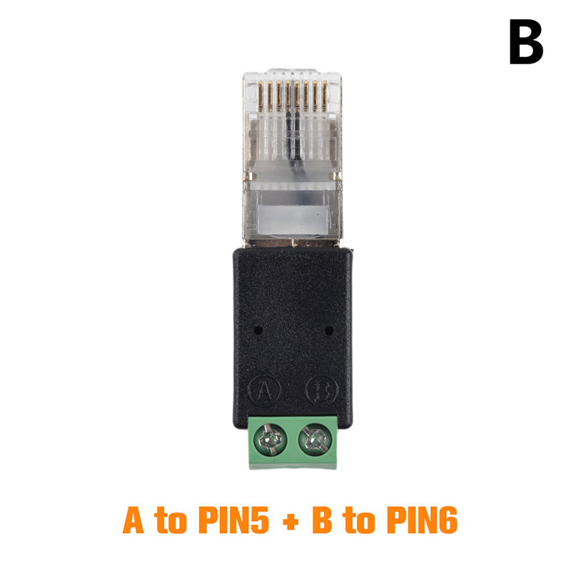 RJ45 zu RS485 -Konverter RJ45 Anschlussadapterkristallkopf zum Klemmenblock - Picture 14 of 16
