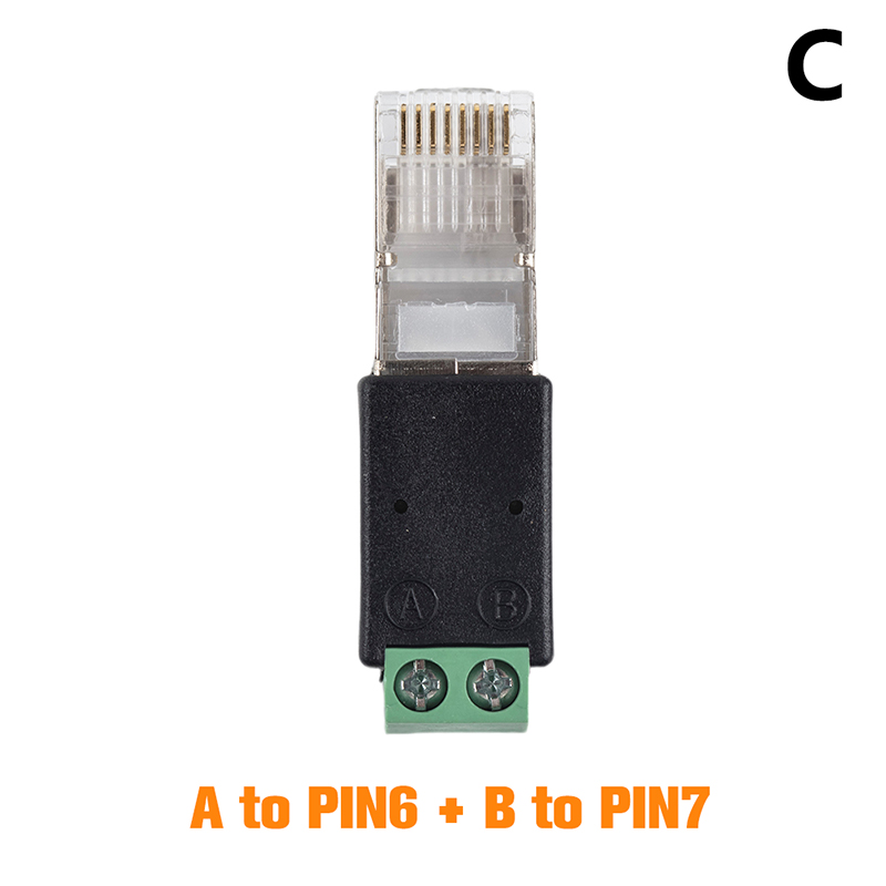 RJ45 zu RS485 -Konverter RJ45 Anschlussadapterkristallkopf zum Klemmenblock - Picture 15 of 16