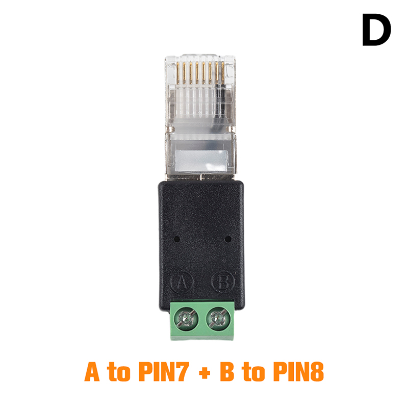RJ45 zu RS485 -Konverter RJ45 Anschlussadapterkristallkopf zum Klemmenblock - Picture 16 of 16