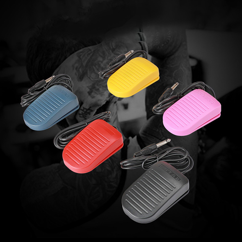 Plastic Tattoo Foot Switch Pedal with Cord Kit for Tattoo Machine Power Suppl QO