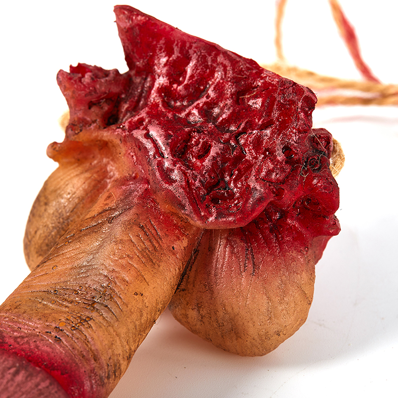 1/2Pcs Severed Body Parts Prop Latex Penis Halloween Hanging Decoration