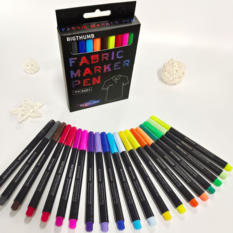 Fabric shop painting pens