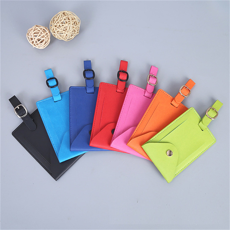 Moda pelle pu etichetta bagaglio accessori da viaggio nome ID indirizzo etichetta portatile- Moda pelle pu etichetta bagaglio accessori da viaggio nome ID indirizzo etichetta portatile-