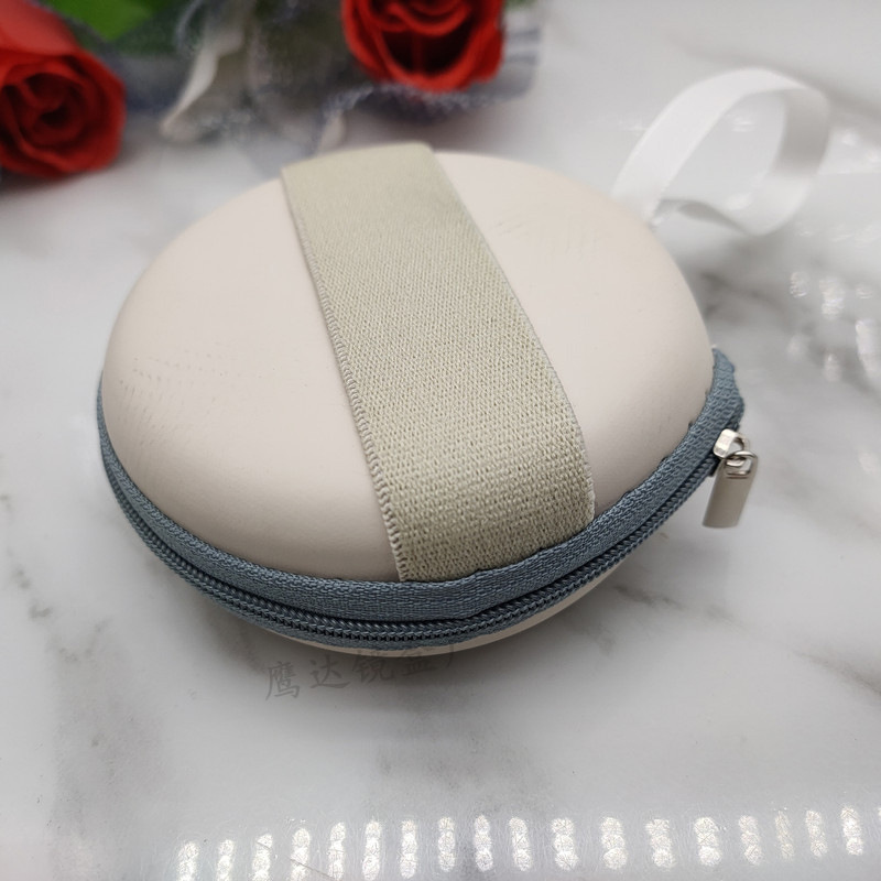 Custodia occhiali pieghevoli borsa portaoggetti rotonda borsa con cerniera occhiali da sole da viaggio conservazione LN- GU11714