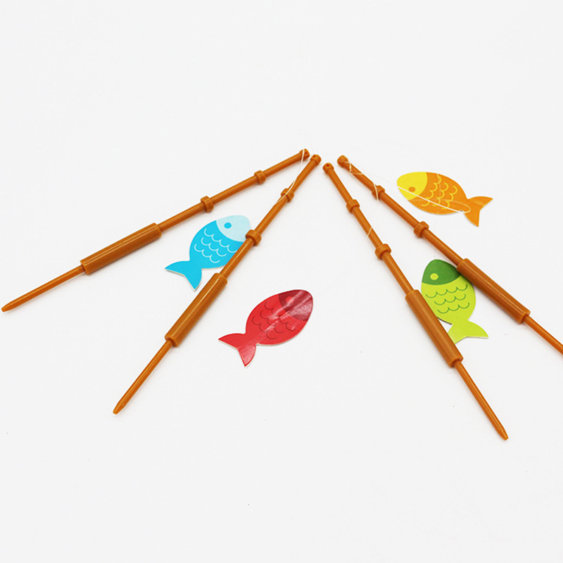 3 Pieces Mini Fishing Rod Decorations Mini Cupcake Sticks Cake Decorations$p  D❤6