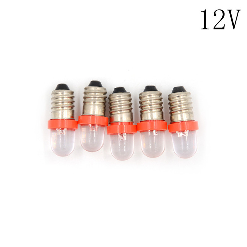 5Pcs Low power consumption E10 LED Screw Base Indicator Bulb DC Light In F YK - Picture 18 of 20