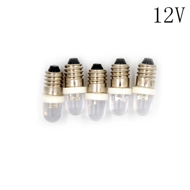 5Pcs Low power consumption E10 LED Screw Base Indicator Bulb DC Light In F YK - Picture 14 of 20