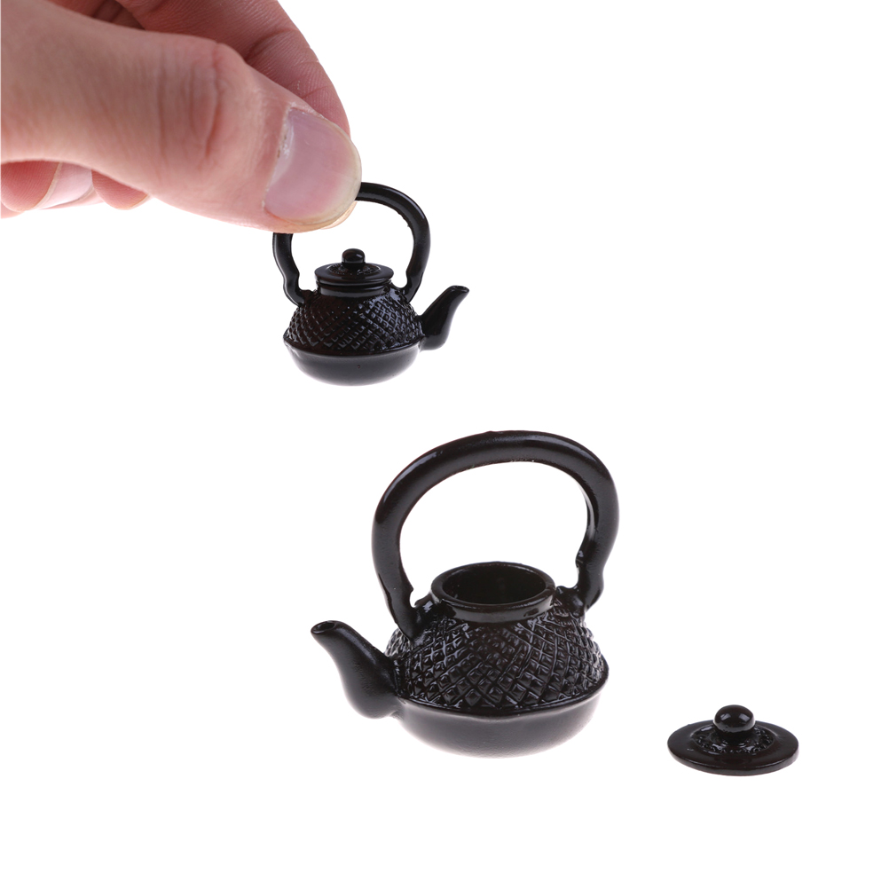 1/12 Dollhouse Furniture Miniature Metal Kettle Dolls House Accesso.qsURUKYP KY