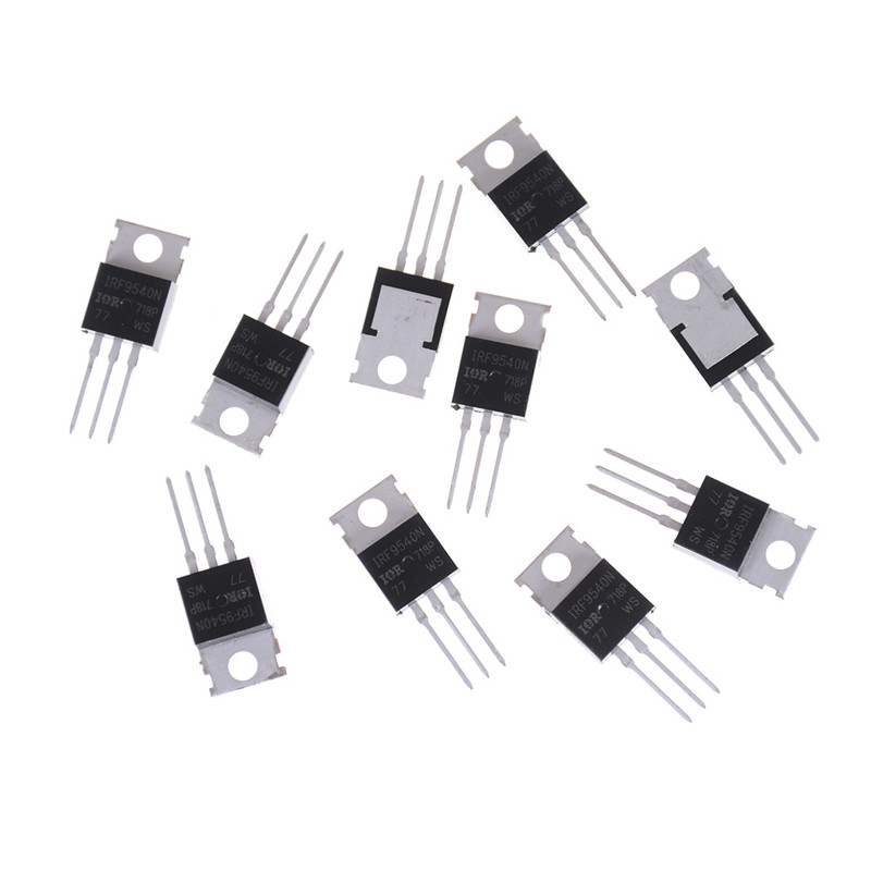 10x IRF9540 P-Kanal Power MOSFET – 100V, 23A, TO-220 – Für Schaltungen & Verstärker
