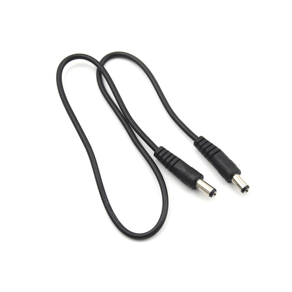 5.5x2.1mm Male To 5.5 x 2.1mm Male DC Power Plug CCTV Adapter Connector Cable F~