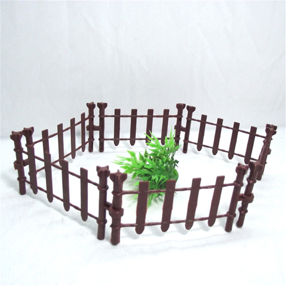 10pcs Farm Animals Fence Toys Military Fence Simulation Model Toy for Childr F❤J