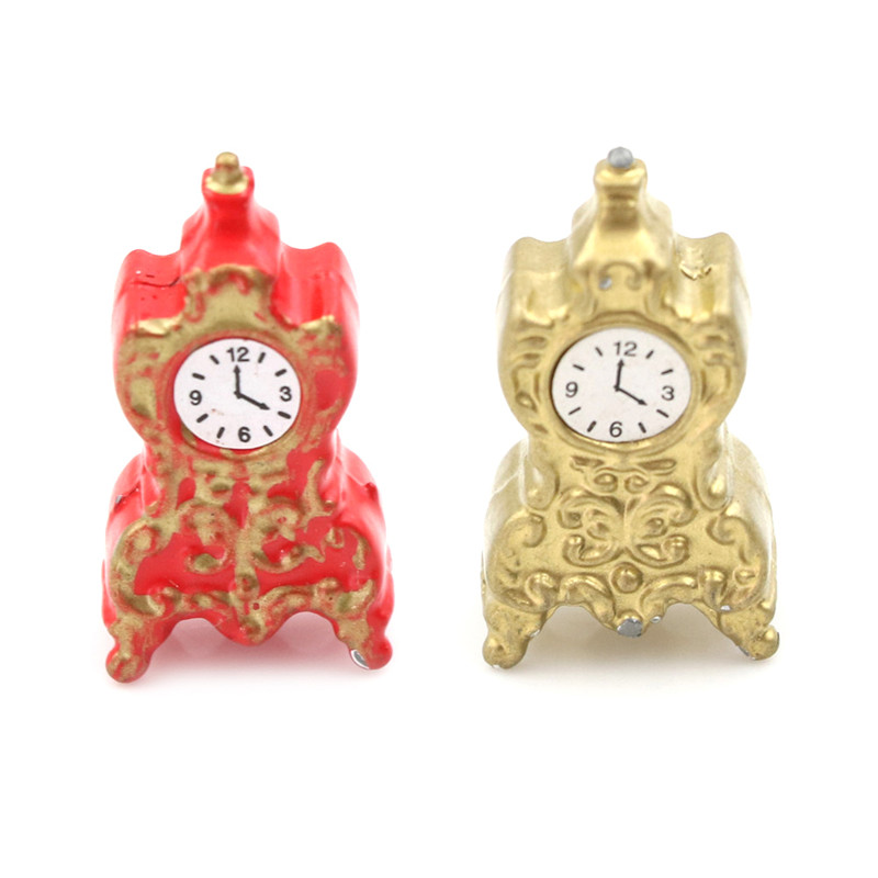 Dollhouse Miniature Toy 1:12 Living Room Porcelain Clock H 2.7cm S HwJ&EO EO Dollhouse Miniature Toy 1:12 Living Room Porcelain Clock H 2.7cm S HwJ&EO EO
