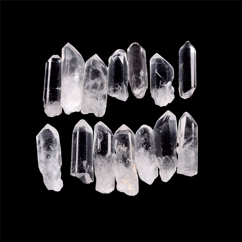 50g Lot Tibet Natural Clear Crystal White Quartz Points Terminated Wand SpecimR1 - Bild 2 von 7