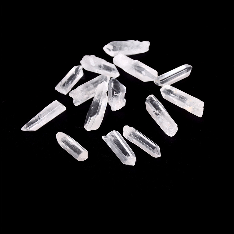 50g Lot Tibet Natural Clear Crystal White Quartz Points Terminated Wand SpecimR1 - Bild 6 von 7