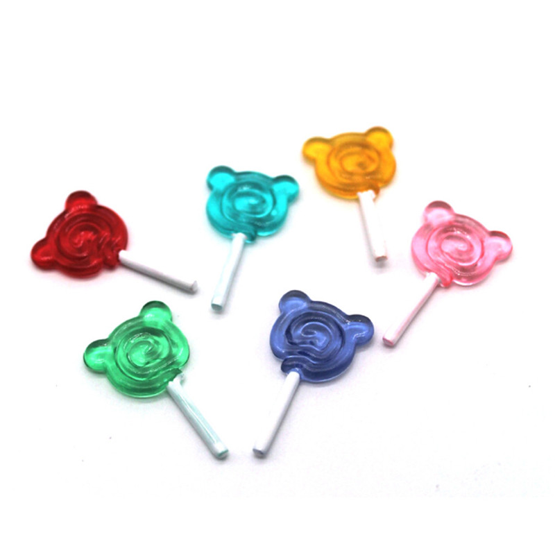 5Pcs Dollhouse Miniature Snacks Candy LolliDoll House Accessories Toys S.hw