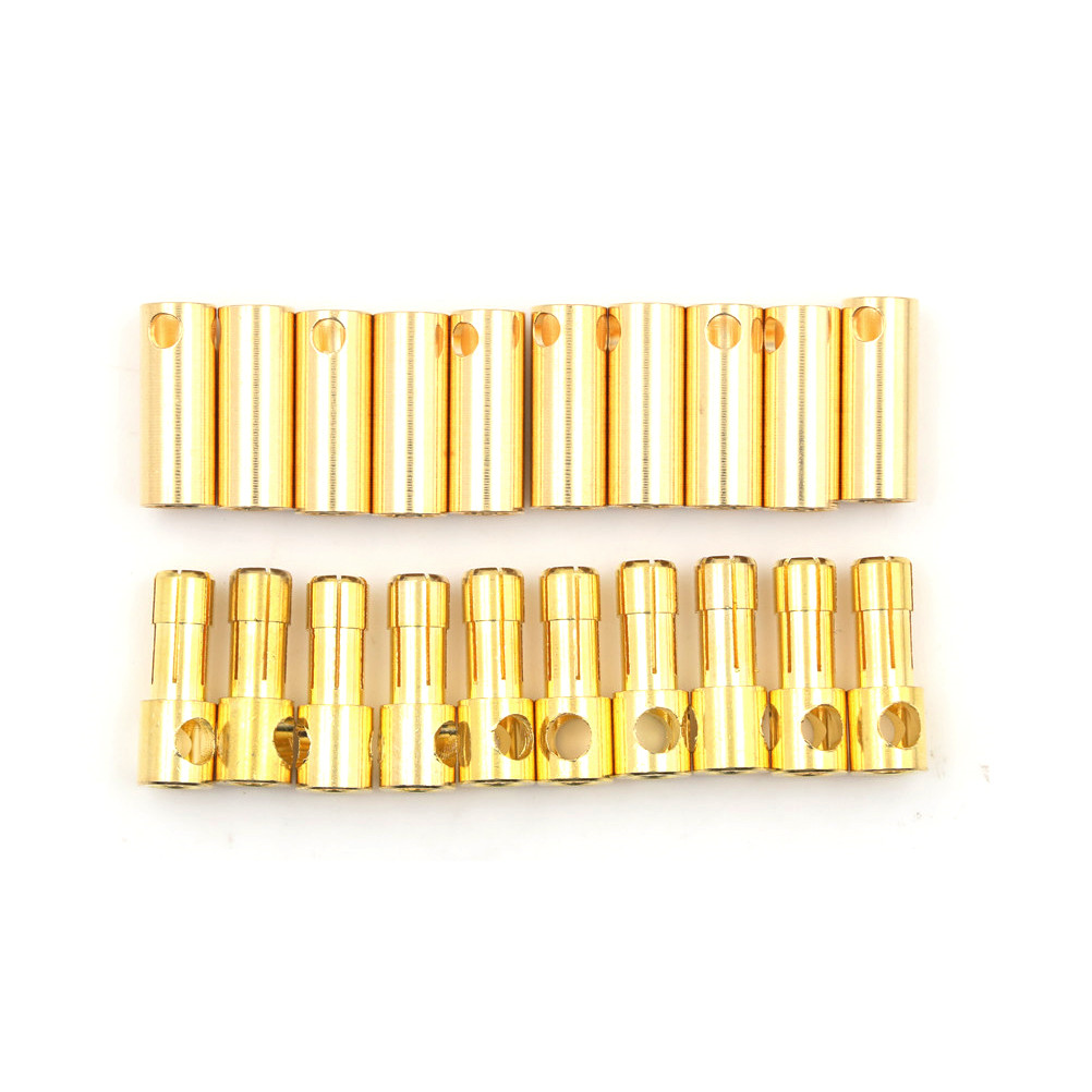 5 Paar EC8-Stecker – 8 Mm Gold Bananenstecker Für RC ESC Motor & LIPO Batterie