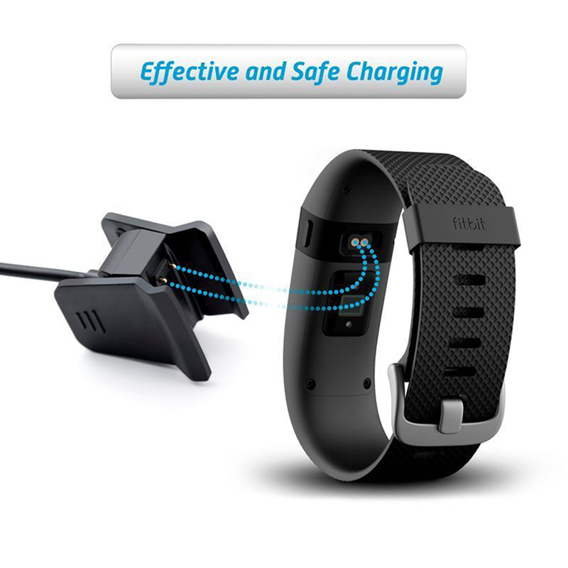 USB Charger For Fitbit Alta HR Activity Reset Wristband Charging