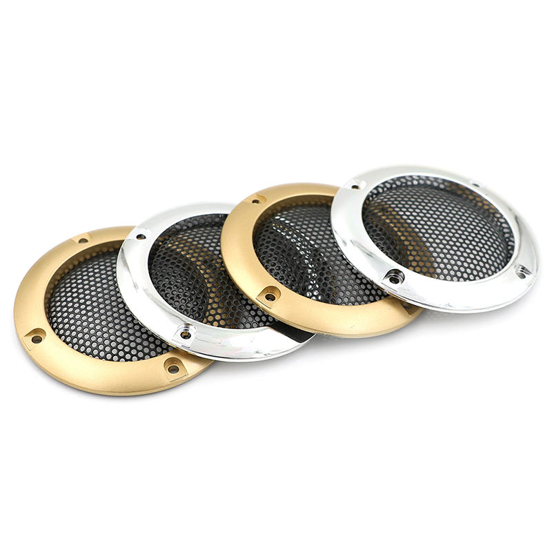 2pcs 2" inch Audio speaker cover decorative circle metal mesh grille Z8