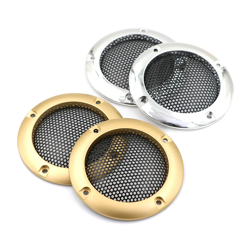 2pcs 2" inch Audio speaker cover decorative circle metal mesh grille Z8 - Foto 3 di 12