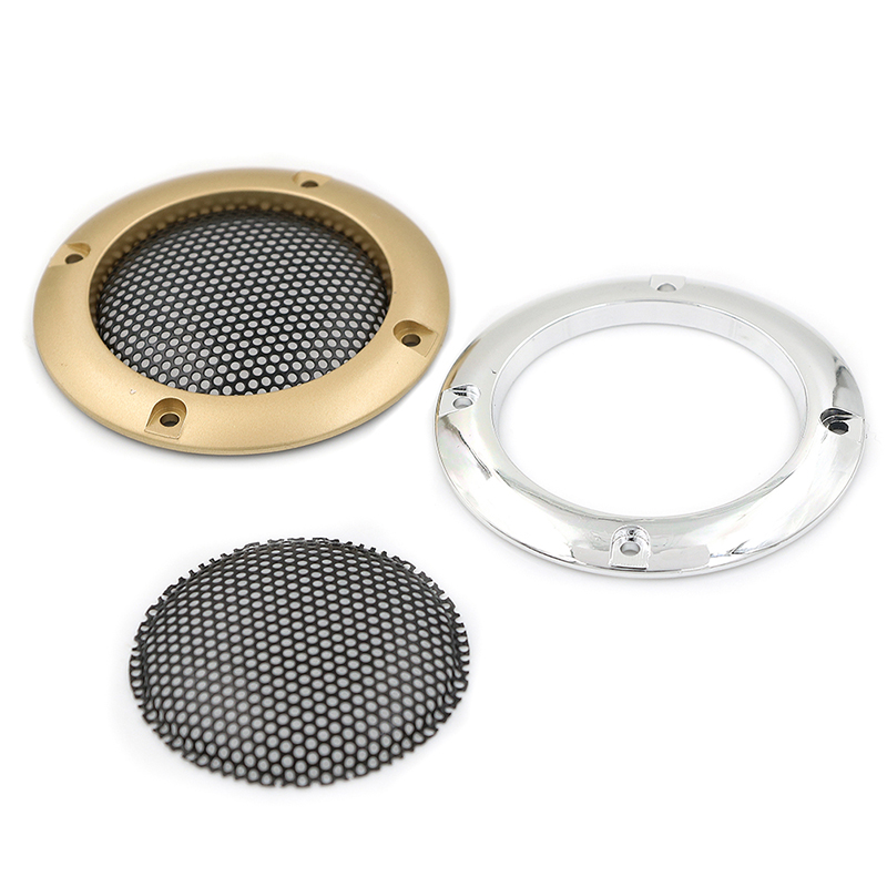 2pcs 2" inch Audio speaker cover decorative circle metal mesh grille Z8 - Foto 5 di 12