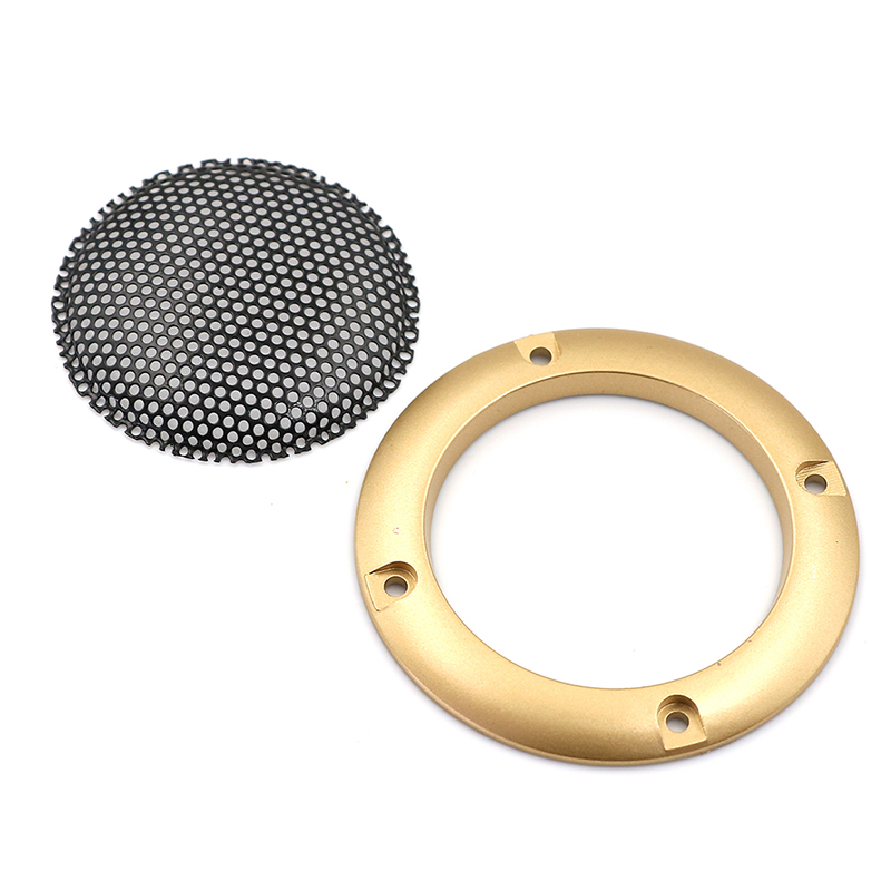 2pcs 2" inch Audio speaker cover decorative circle metal mesh grille Z8 - Foto 4 di 12