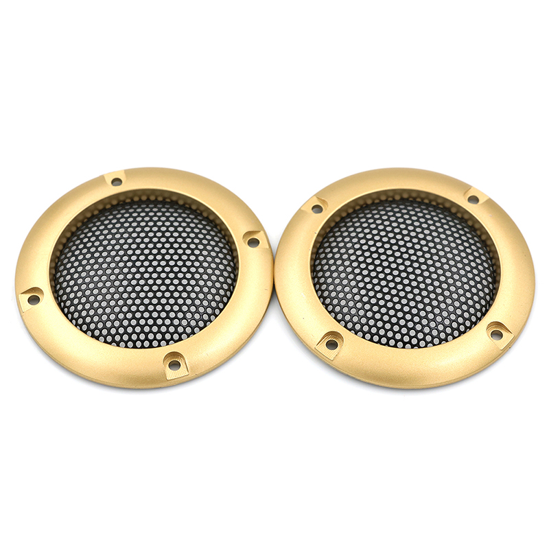 2pcs 2" inch Audio speaker cover decorative circle metal mesh grille Z8 - Foto 9 di 12