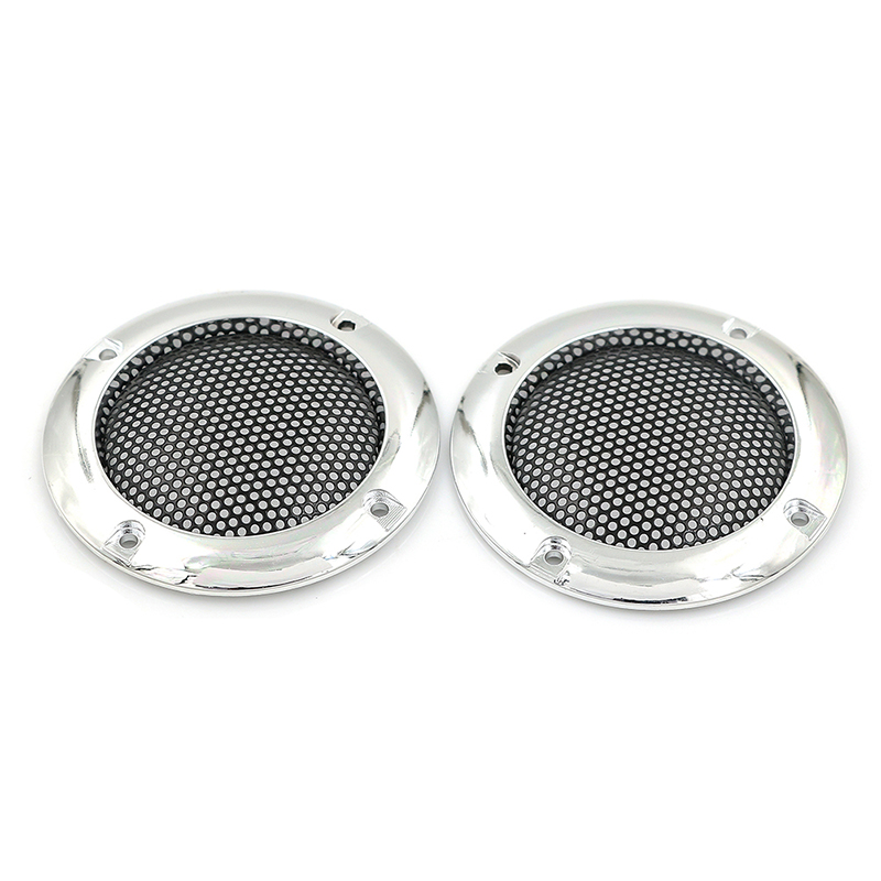 2pcs 2" inch Audio speaker cover decorative circle metal mesh grille Z8 - Foto 10 di 12