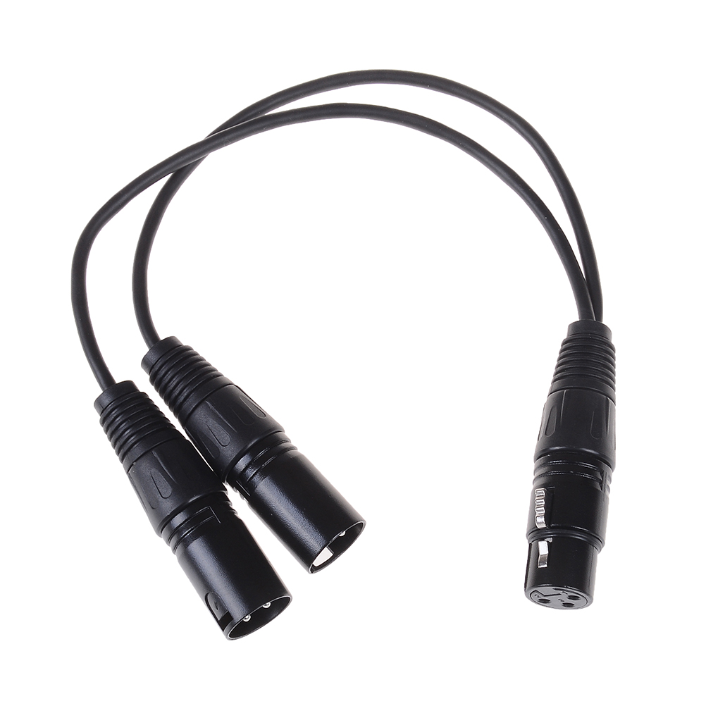 Jack 3 pin xlr donna doppio 2 pin spina maschio splitter cavo adattatore 0 3 m cavo H St- Jack 3 pin xlr donna doppio 2 pin spina maschio splitter cavo adattatore 0 3 m cavo H St-